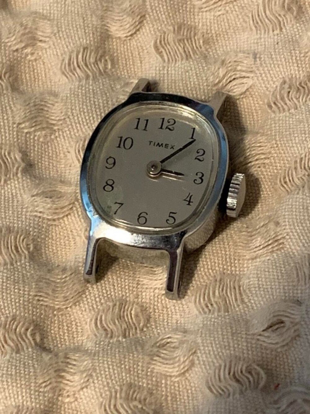 Vintage Timex Automatic Ladies TINY Watch - RUNNING but needs 8mm strap